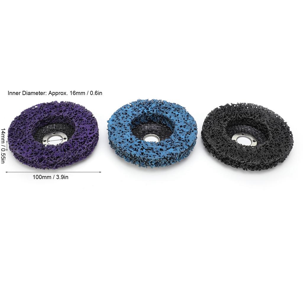 Polishing Disc Pad Buffing Wheel Elastic Resin Grinding Tool Abrasives 4in 100x16mm Grinding Tool Abrasives Polishing Wheel