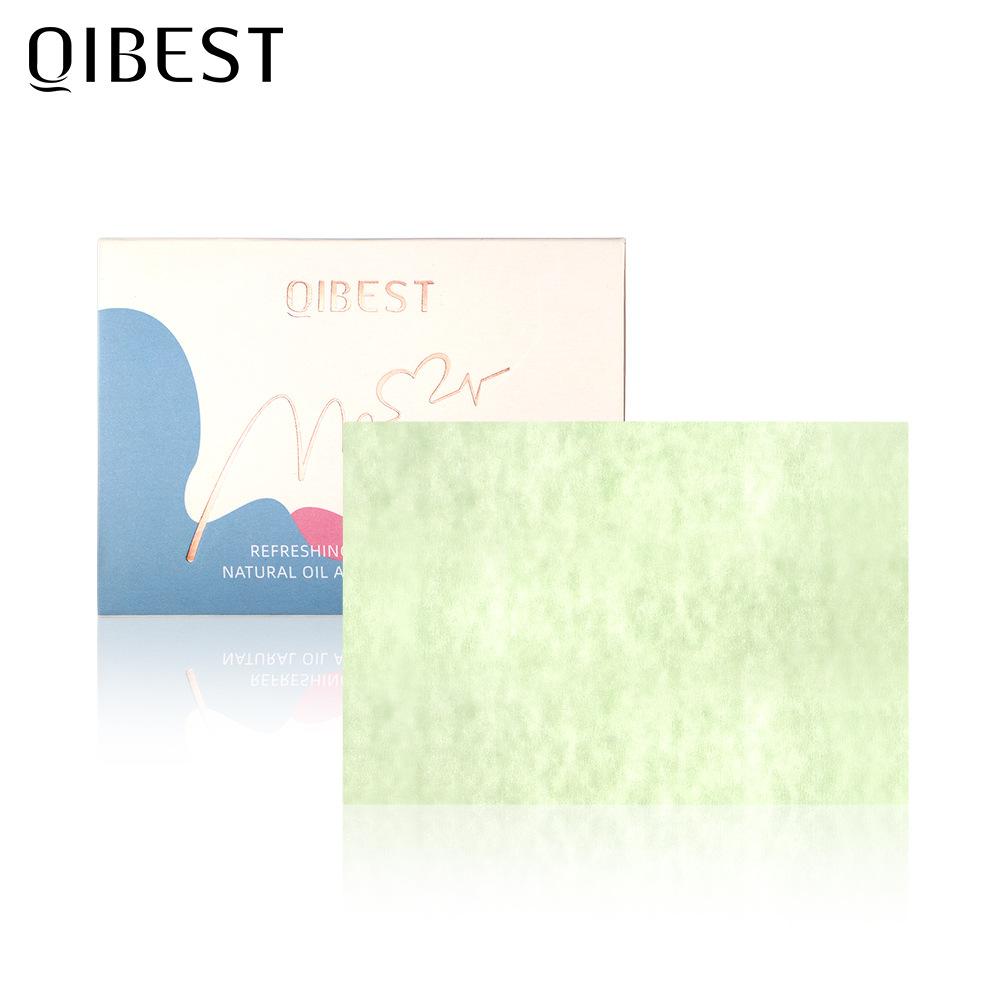 

QIBEST Маслопоглощающая бумага Чистый и освежающий портативный контроль масла на лице