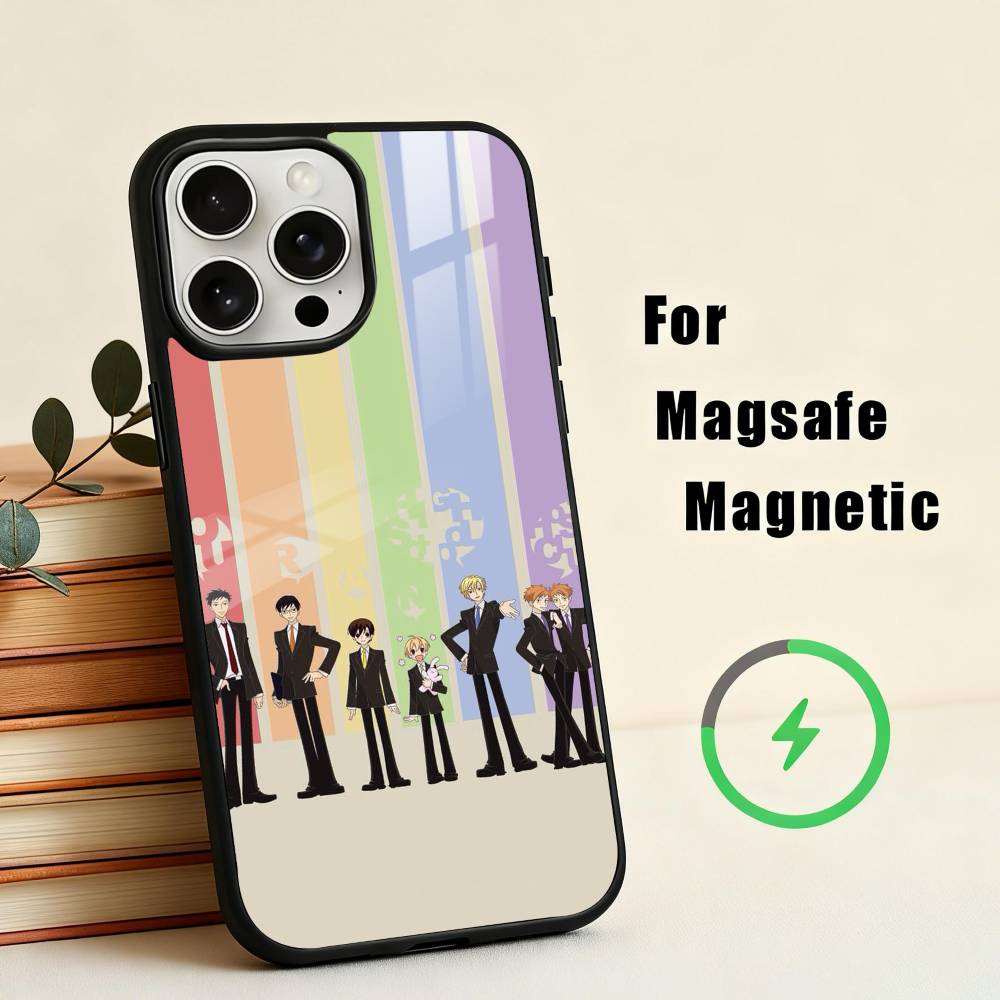 O-Ouran High School Host Club  Phone Case For iPhone17,16,15,14,13,12,11 Plus,For Magnetic Wireless Charge Cover