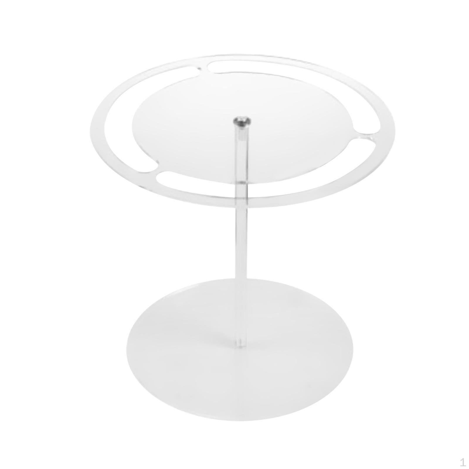 

Кукольные брелки Вращающаяся прозрачная подставка-дисплей Акриловая стойка для очков Декорация Легкая Single Tier