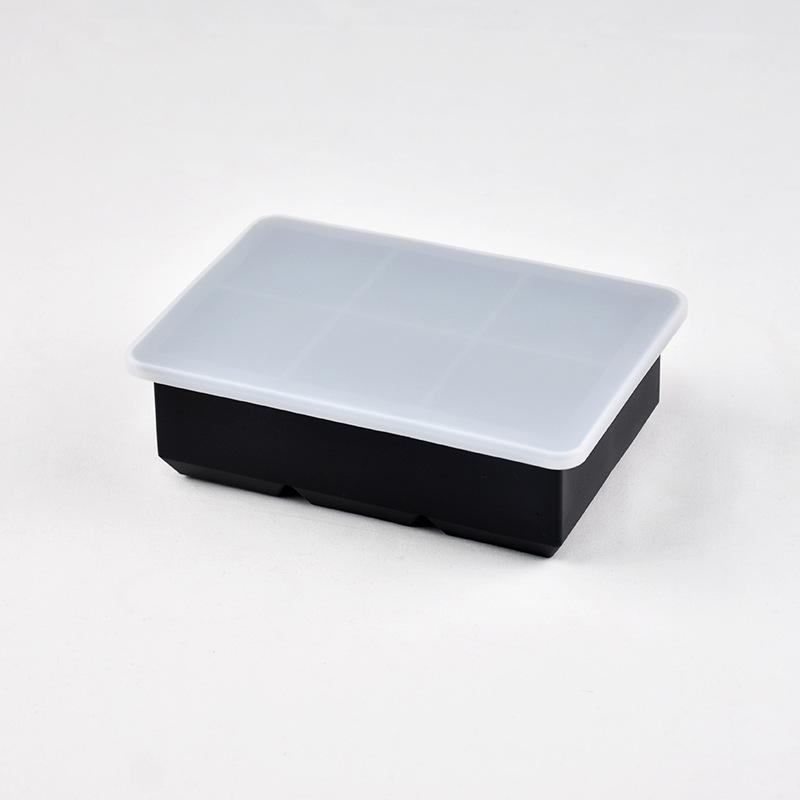Summer Six-Grid Quick Freeze Food-Grade Ice Cube Tray Mold