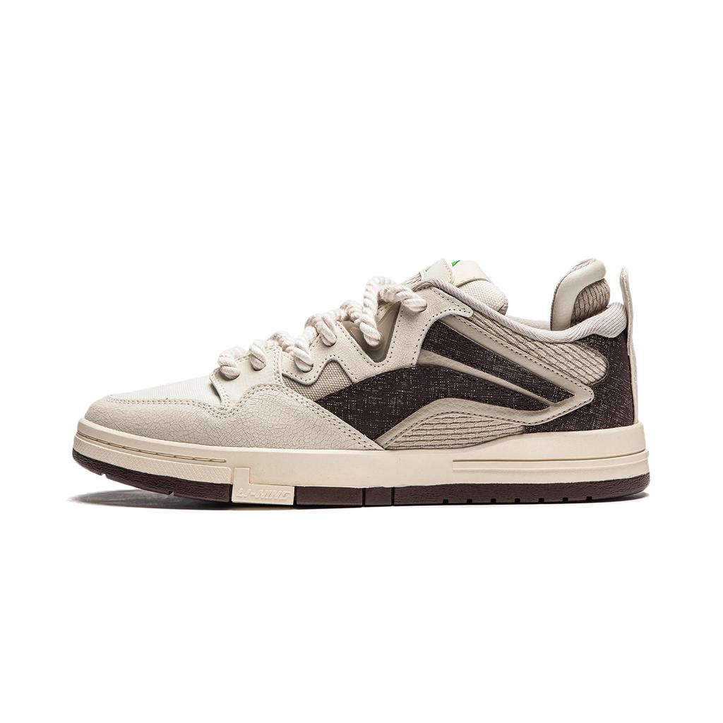 Li Ning Weiwupro Special Story Edition Slip Resistant Durable Spliced Upper Fashion Versatile Lightweight Comfortable Low Top Skate Shoes AECU011-1