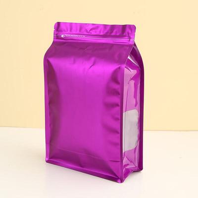 Achtseitiger Verschluss Feuchtigkeitsbeständige Aluminiumfolien-Aufbewahrungstasche