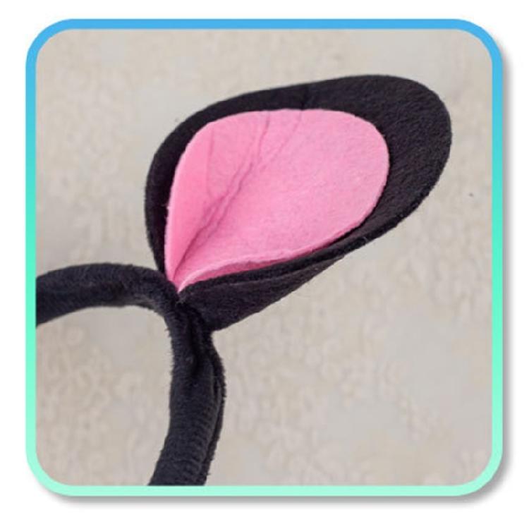 Animal Cosplay Costume Child Mouse Cosplay Set Including Headband Tail Bowtie and Nose