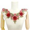 Color Heavy Industry Yarn-dyed Lace Collar Ethnic Style Embroidery Chest Collar Lace Hollow Embroidery False Collar Applique