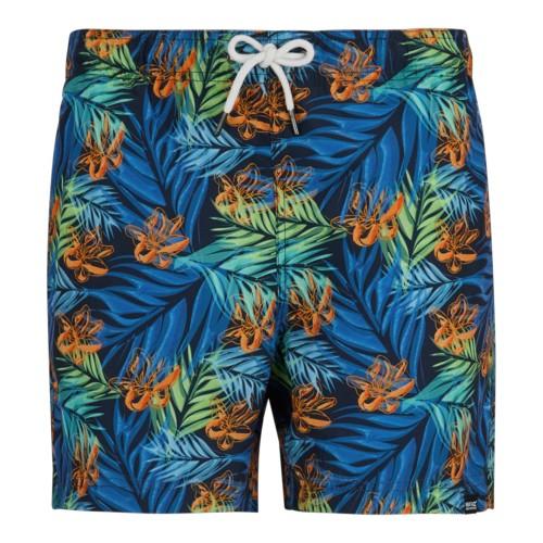 Regatta Mens Loras Tropical Leaves Swim Shorts