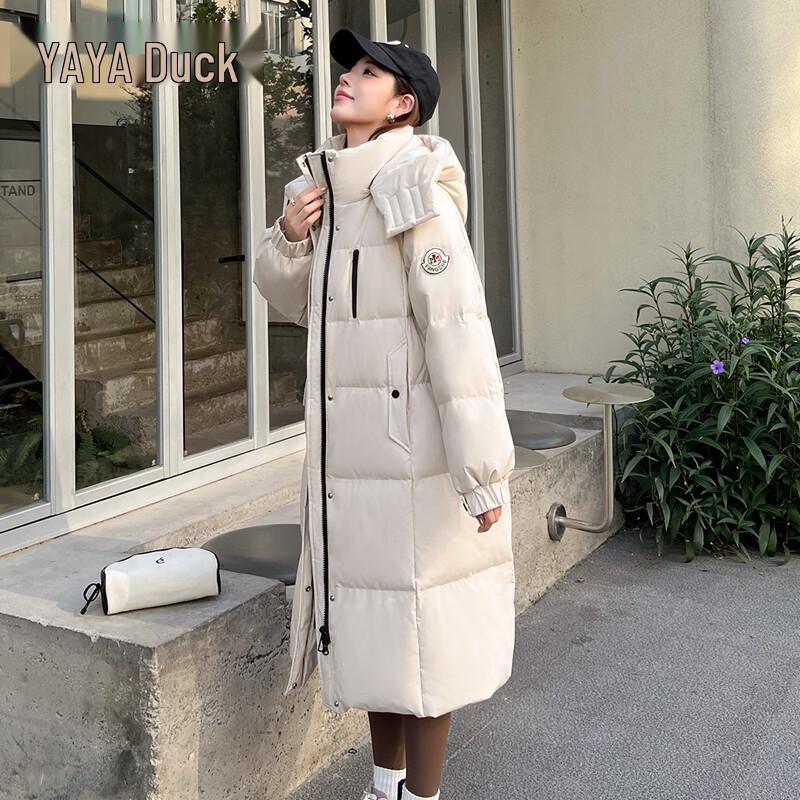 

Женский пуховик YAYA средней длины с капюшоном, теплый зимний L