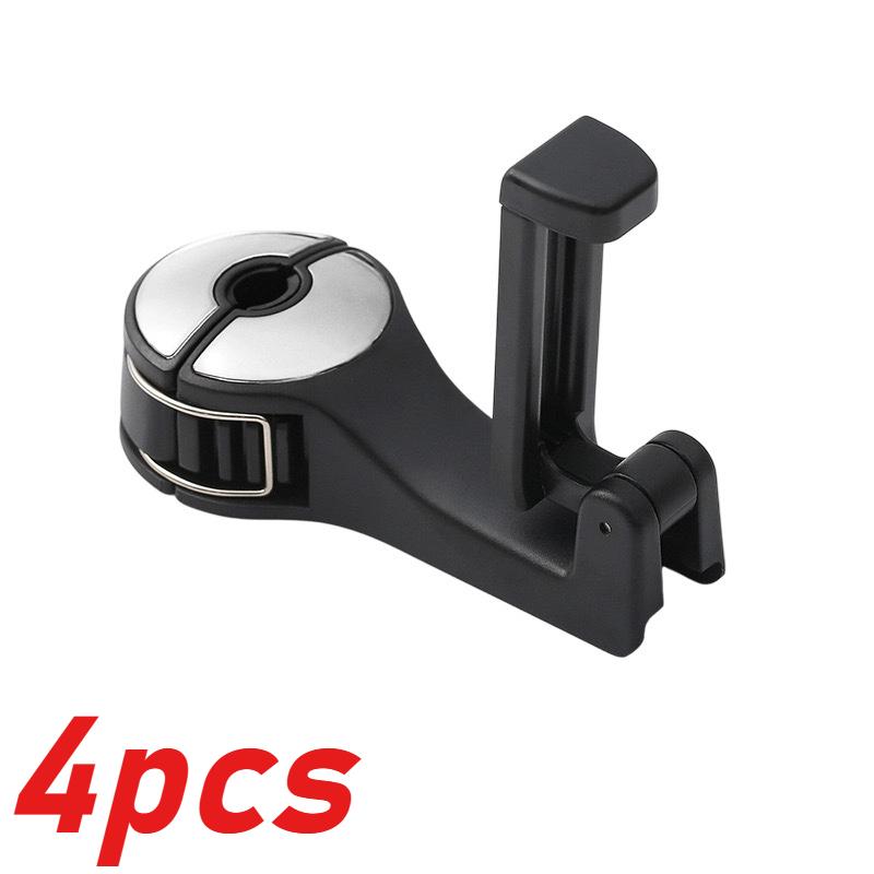 Multi-Functional Hidden Car Seat Back Hook with Phone Holder Universal Rear Seat Storage for Car Accessories Organizer