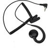 UAYESOK 3.5mm Receive/Listen Only Earpiece, C Shape Police Security Speaker Mic Headset with 3.5mm Audio Jacks for Ham Radio Walkie Talkie