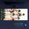 BTS Poster Mouse Pad, Large Gaming Desk Mat, Non-slip XXL Mousepad for Laptop & Tablet, Mini PC Playmat with Stitched Edges