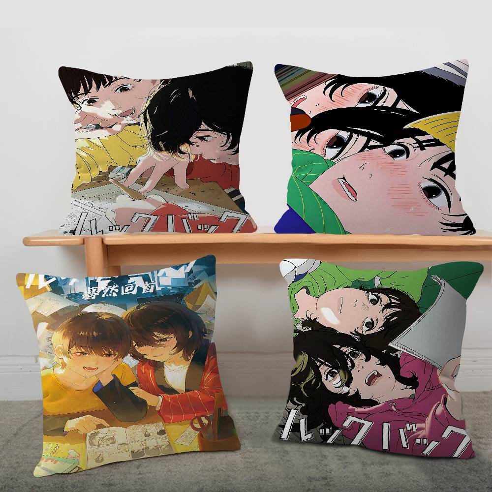 Anime Look Back Pillowcases Home Bedding Decorative Pillow Cover Wedding Super Soft Pillow Case
