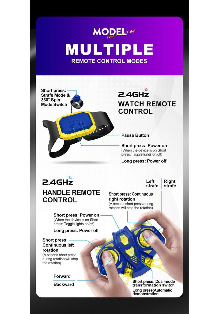 Large Gesture-Control Remote Car, Rechargeable 4WD Off-Road Climbing Twist Vehicle
