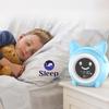 Cartoon Cat Mini Alarm Clock New Children's Sleep Wake Clock Creative Digital Electronic Clock with Night Light