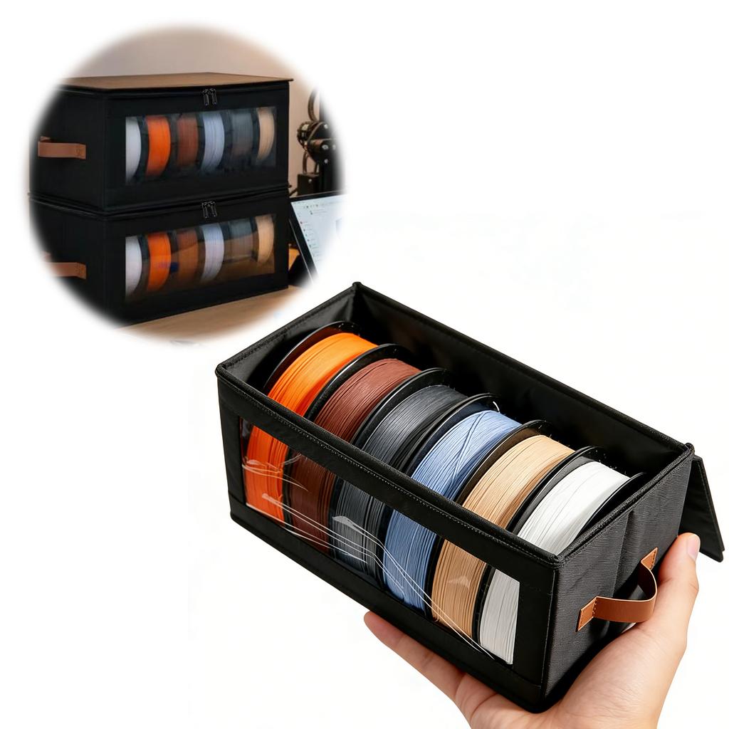 3D Filament Dryer 4 Spools 1KG Filament Dehumidifier Storage Cabinet Stackable for 3D Printing Enthusiasts Home Studio Workshop