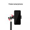E-shaped Adjustable Phone Clip Tripod Mount for Live Streaming
