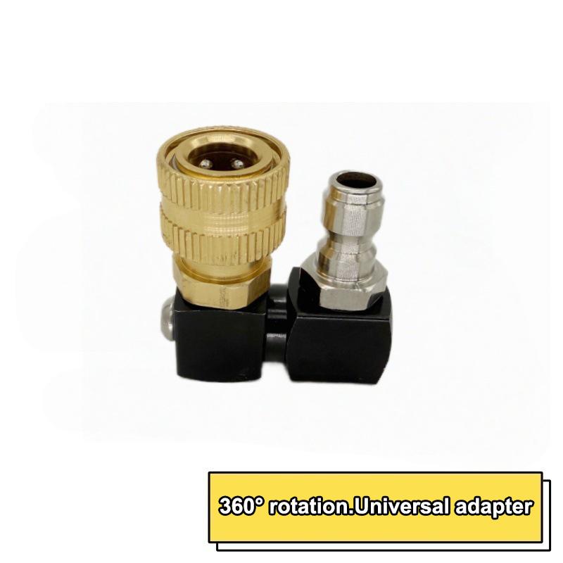360° Rotating Pressure Washer Gun Jet Nozzle, 1/4  Quick Connect Adapter For Car Cleaning - Leak-Proof, Water Saving