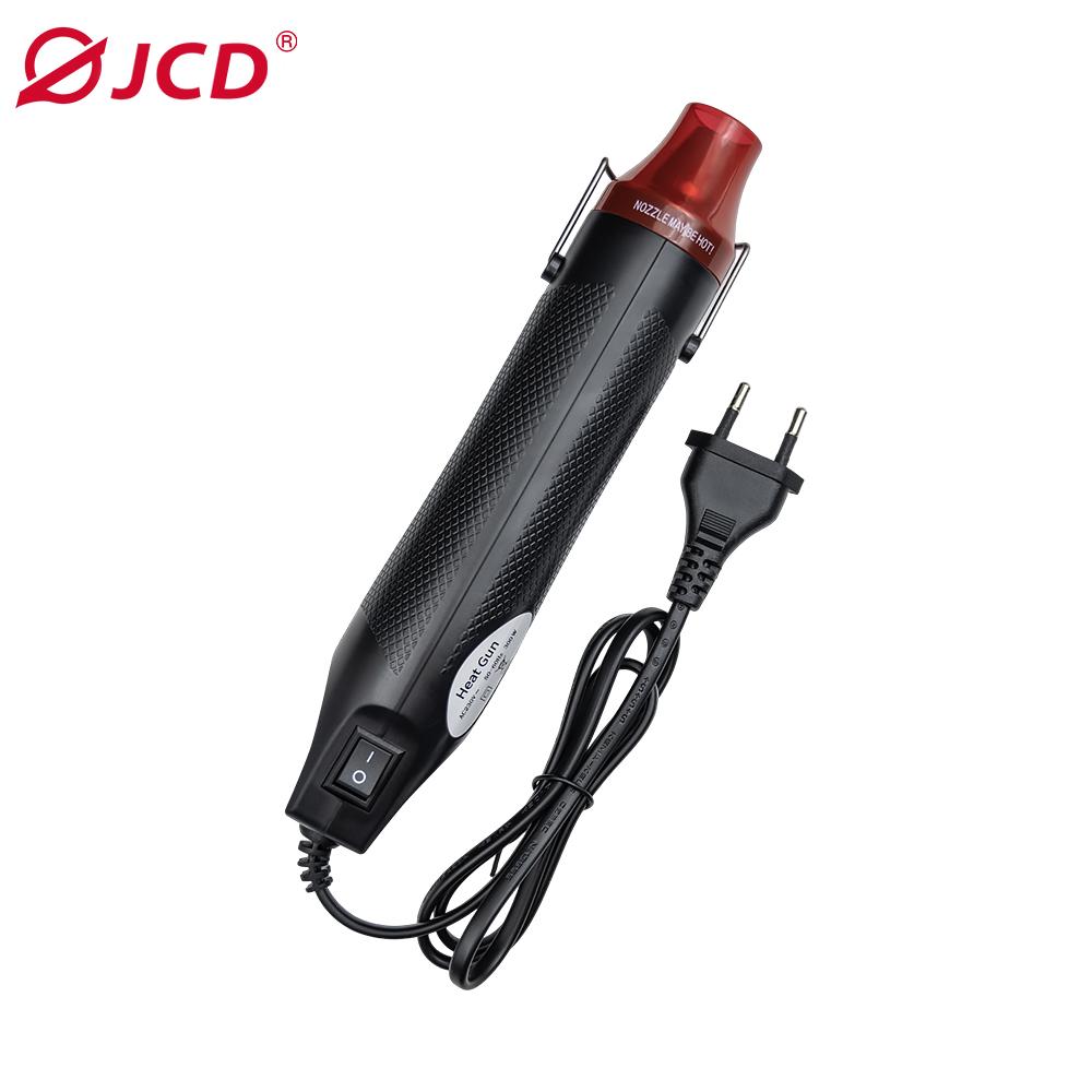 JCD Hot Air Gun DIY Tool Heat Electric Power Tool Mini 300W Soldering Temperature Crafts Blower with Supporting Seat Shrink