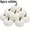 6/12pcs 5.5cm Artificial Pumpkin Winter Harvest Ornament Home Party Scene Bar Stage Decoration DIY Vegetable Craft Halloween JXB