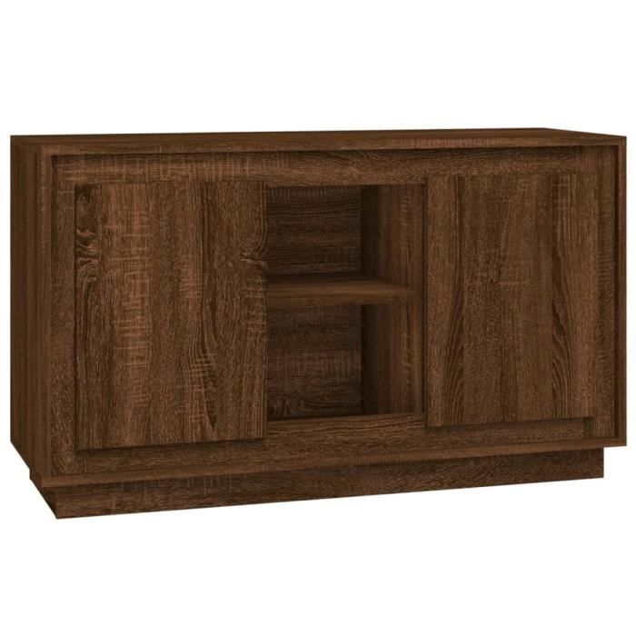 VidaXL Buffet Brown Oak 102x35x60 Cm Engineered Wood 831884