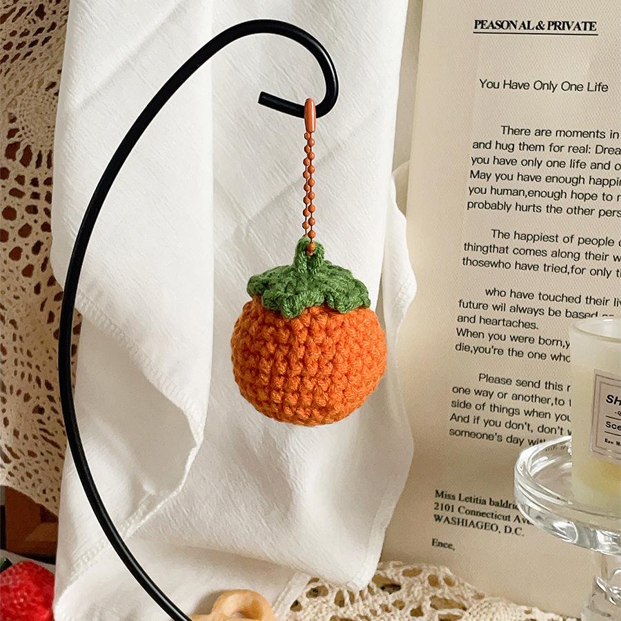Kreativ Niedlich Erdnuss Sonnenblume Gestrickte Puppe Taschenanhänger Mädchen Herz Umhängetasche Accessoires Ornamente Geschenk