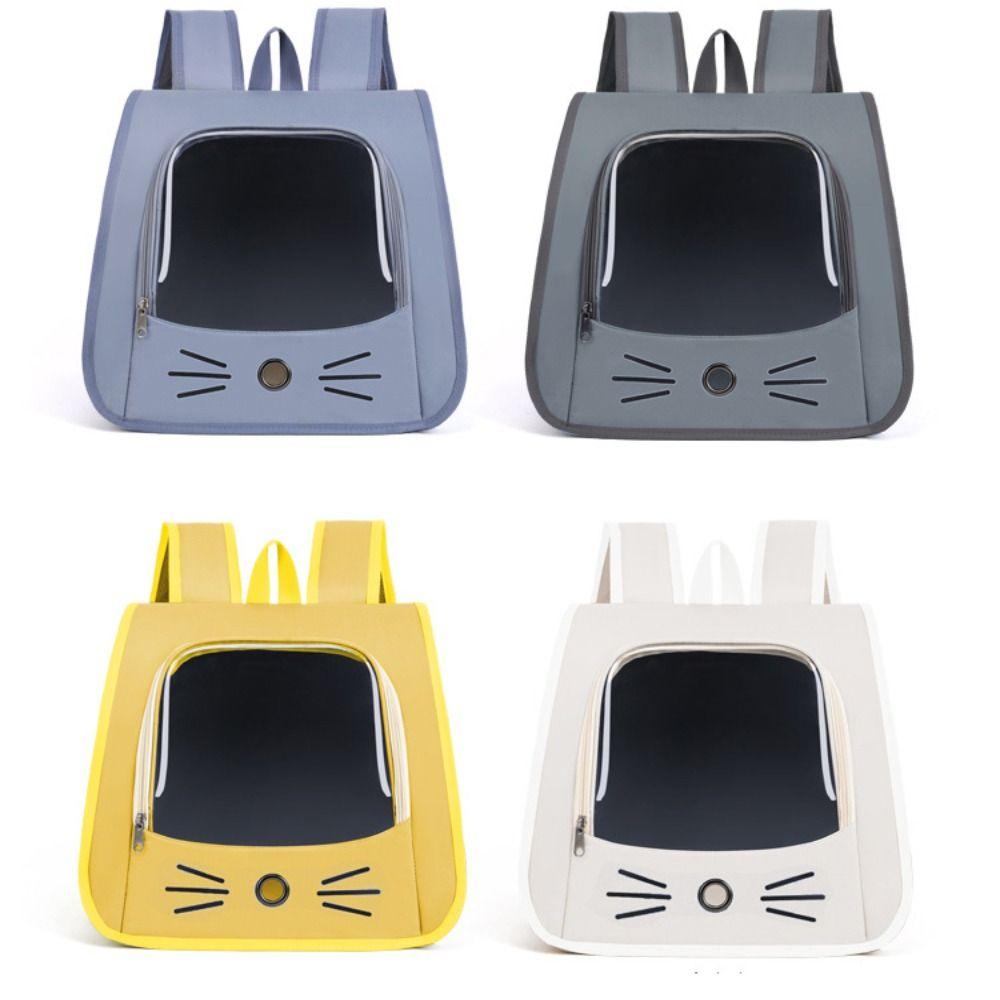 Oxford Pet Double Shoulder Bag Breathable Pet Carrying Bag Sturdy Pet Carrier  Outdoor
