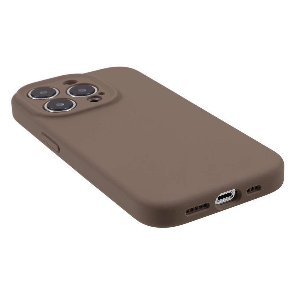 Precise Cutout Phone Case for iPhone 13 Pro 6.1 inch Anti-Scratch Liquid Silicone+PC Phone Cover