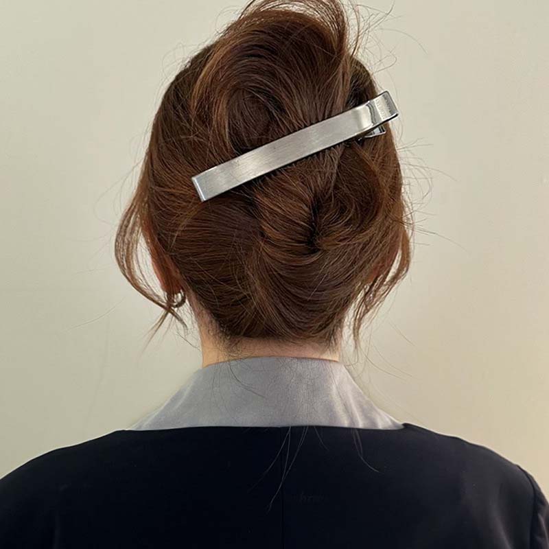 Französisch Neu Frauen Mädchen Haarspange Hohe Qualität Schleife Metall Haarnadel Seite Pony Haarkarte Einfach zu Verwenden Accessoires Haarschmuck