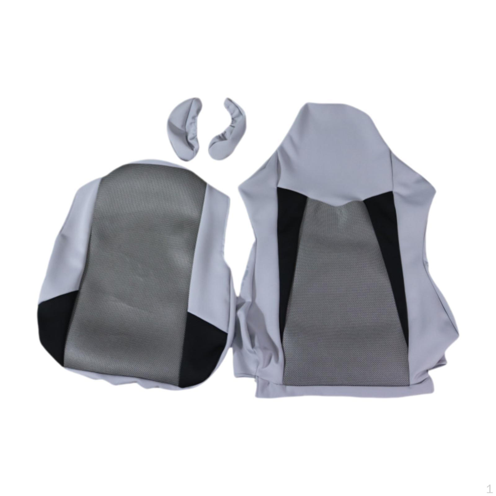 Чехлы для игровых кресел компьютерные офисные мягкие с подлокотниками чехлы на задние сиденья чехлы Black Gray 2747₽