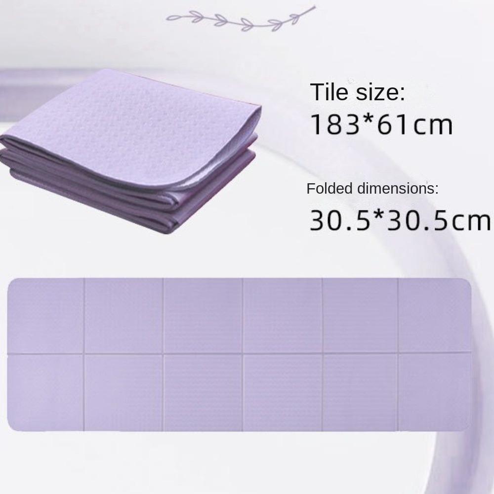 Non-Slip Surface Eco Friendly Yoga Mat Foldable Design Fitness Mat Foldable Yoga Mat  Home Workouts