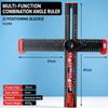T-shaped Marking Gauge 3-in-1 Woodworking Tool Wide Range Drilling Ruler  Furniture Craft