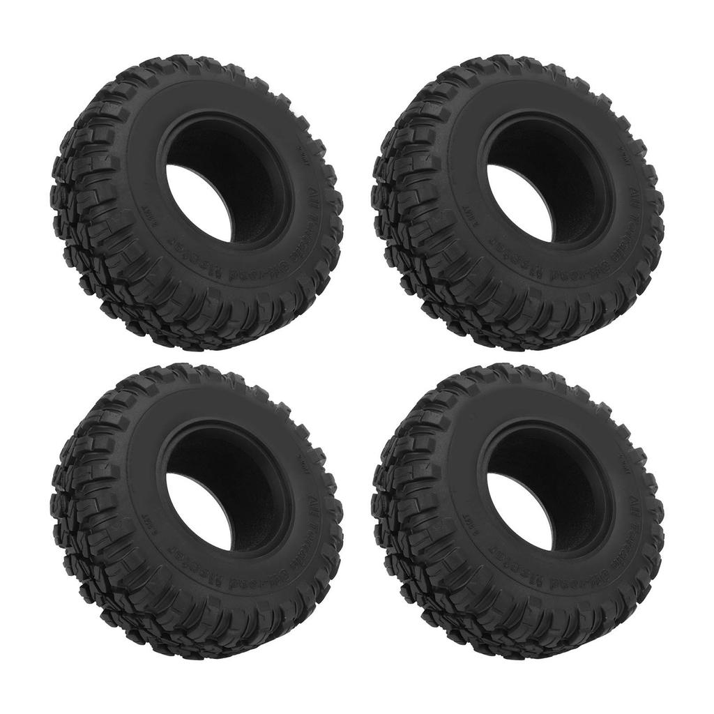 4 Stück RC Gummireifen 2,2 Zoll Stoßdämpfend Universal RC Crawler Räder für Traxxas Autos