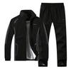 Men's Sportswear Suit Sweatshirt Tracksuit Casual Sets  Outwear 2PC Jacket+Pants Plus Size L-5XL