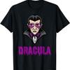Dracula Vampire With Whost Glasses Costume Halloween T-Shirt