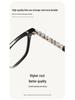 Jay Chou Oversized Fashion Glasses for Women - Arched Eyebrow Line, No-Makeup Look