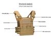 JPC Tactical Multifunctional Camouflage Weighted Vest - MOLLE Military Combat.