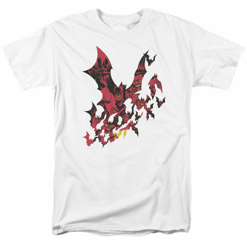 Batman Broken City T Shirt Licensed Comic Book Tee White XXXXL