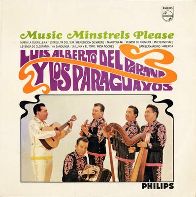 LP Record LUIS ALBERTO DEL PARANA Y LOS PARAG - Music Minstrels Please ! SBL7769 Philips 1967 UK Latin Used