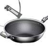 Stainless Steel Non-Stick Wok for Induction and Gas Cooking
