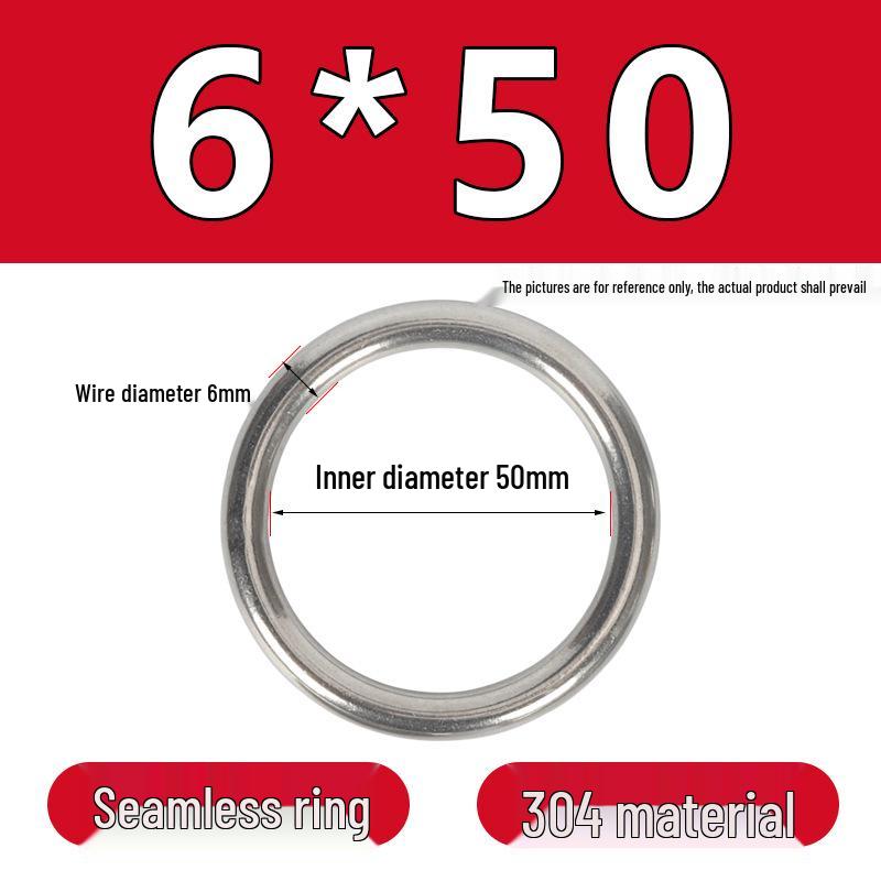 Stainless Steel Seamless O-Ring: Corrosion-Resistant Accessory for Handbags and Pet Gear
