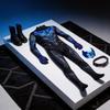 Tuta Integrale Nightwing dei Titans con Tessuto in Lycra per Cosplay ed Eventi in Costume