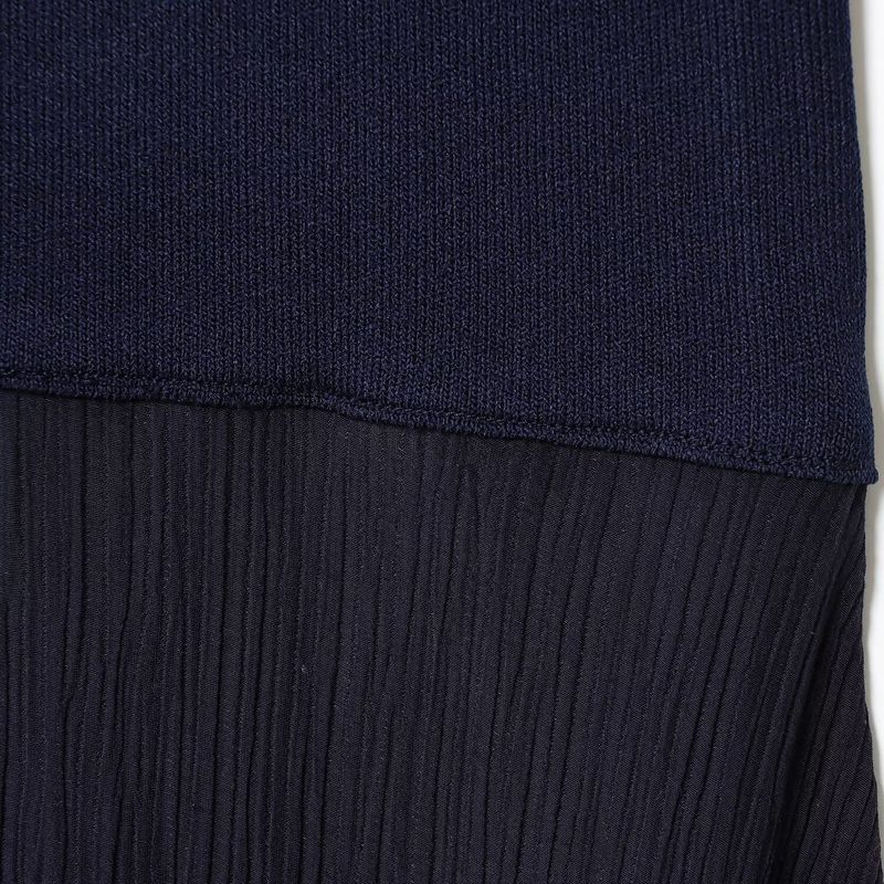 Kaslead New Women Clothes Western Style Fashion Simple Knitted Patchwork Long Dress 4192034