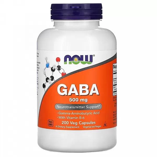 

Now Foods - GABA 500mg. 200 VCAPS