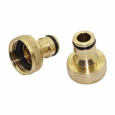 1Pc Female Thread Brass Copper Quick Connectors Joints Home Garden Watering Accessories Car Washing Pipe Fittings