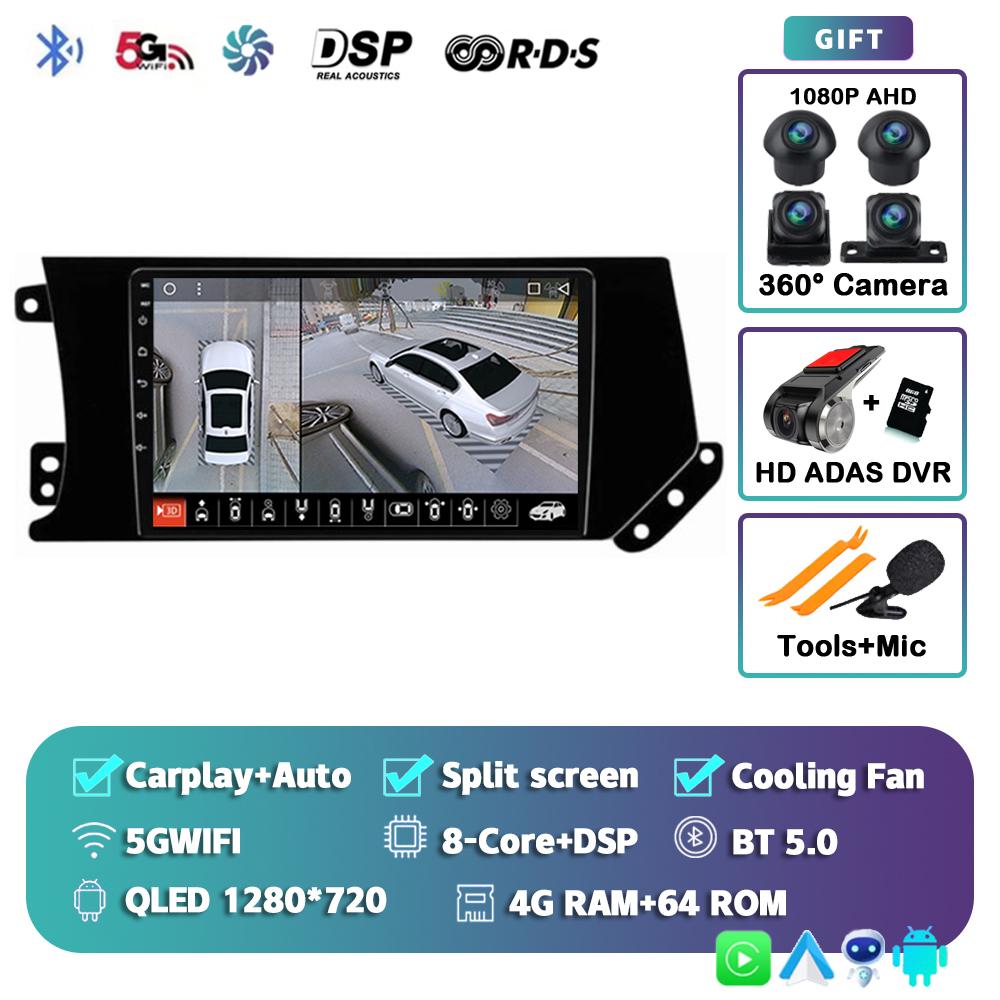 Android 14 Carplay Auto Car Radio For Haval F7 F7X 2019-2020 Multimedia Video Player Navigation GPS 8-Core WiFi+4G DSP Stereo BT