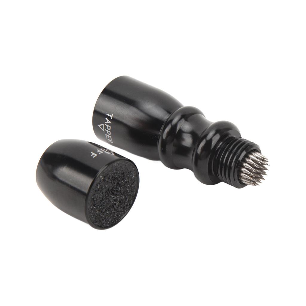 3 In 1 Pool Cue Tip Tool Aluminum Universal Professional Pool Cue Tip Shaper for Billiard Cues Black