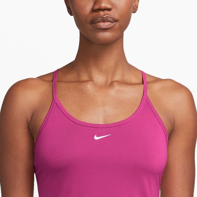 Nike Dri-Fit One Miękki Wygodny Wszechstronny Top Bez Rękawów Damskie Topy Fireberry DD4941-615