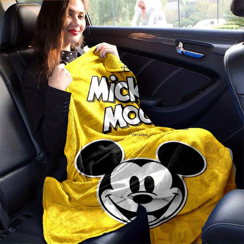 1pc, Disney Mickey Mouse Home Decorative Throw Blanket Perfect Gift for Bedroom, Living Room, Travel, Camping, Car