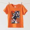 Demon Slayer Shinobi Anime Print Boys Girls Cotton Short Sleeve Kids T Shirt Summer Casual Soft Wear Top