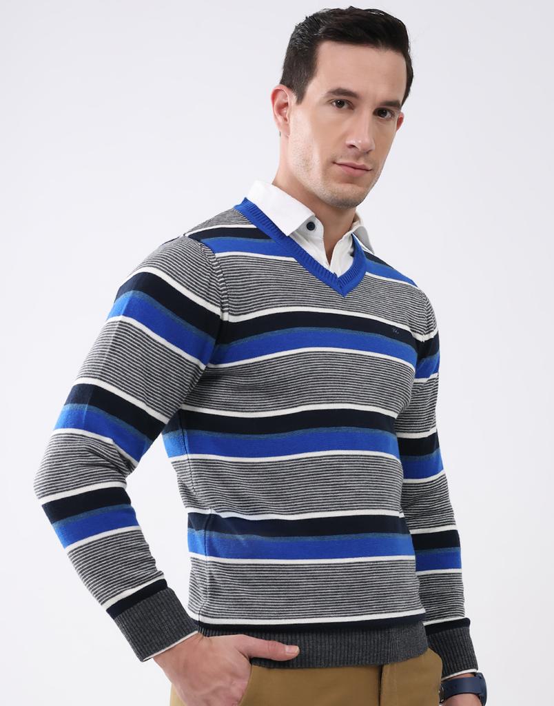 Monte Carlo Men V Neck Full Sleeves Pullover
