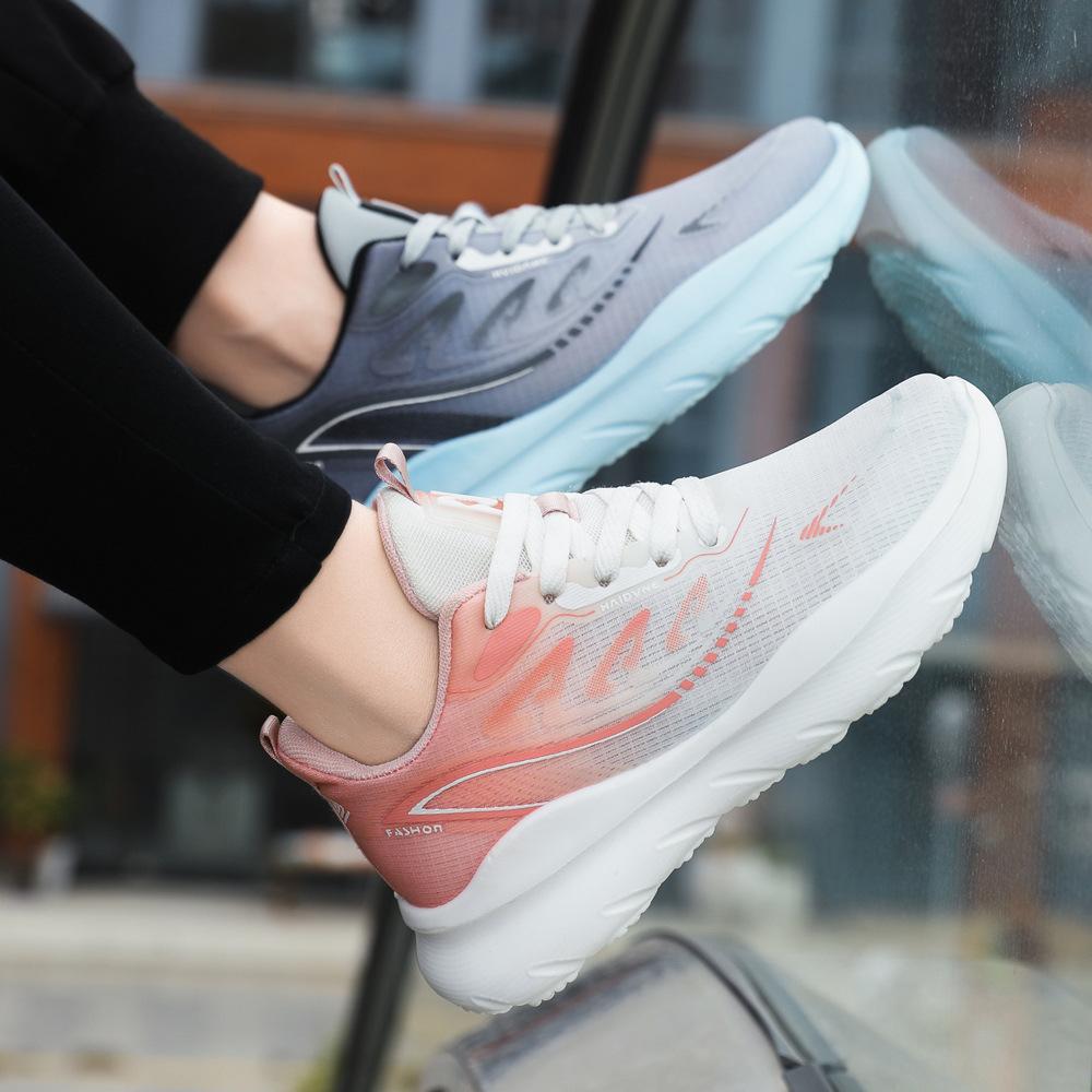 Spring middle-aged and old sports shoes running shoes upgraded new magnetic vibration couple walking shoes